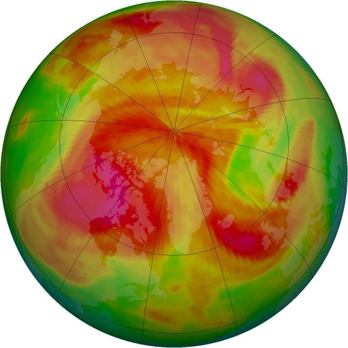 Arctic ozone map for 02 April 1979